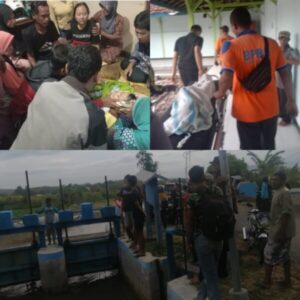Bocah Umur 4 tahun Tenggelam di Sungai, ditemukan di Selatan Kantor desa Sumberkolak Situbondo