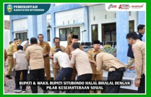 Dinas Sosial Kabupaten Situbondo Gelar Halal Bihalal