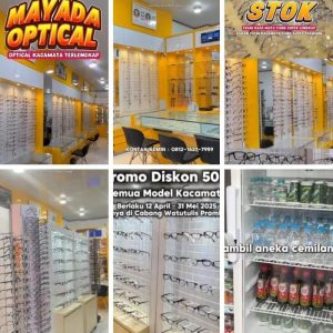 MAYADA OPTICAL: Solusi Terpercaya untuk Kesehatan Mata – Sehat, Akurat, Tampil Trendy