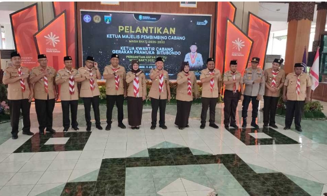 Bupati Situbondo Yusuf Rio Wahyu Prayogo Dilantik Sebagai Mabicab Pramuka Situbondo
