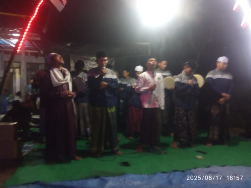 Masyarakat Dusun Kebunan Tanggul Wetan Gelar Tasyakuran HUT RI ke-80