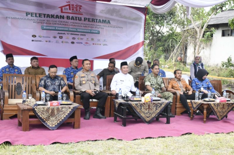 Bupati Bondowoso Lakukan Groundbreaking Serentak Pembangunan KDMP